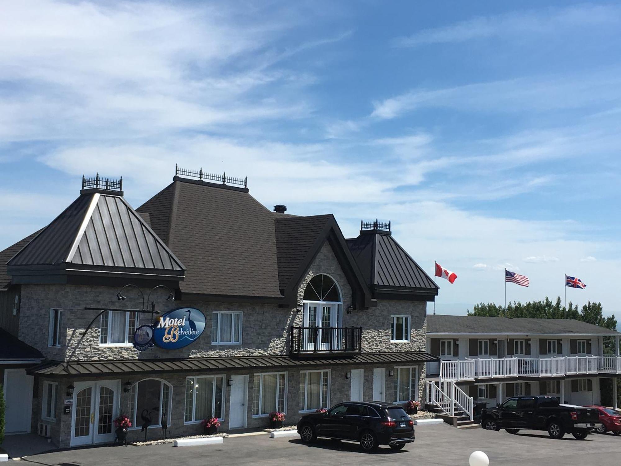 Motel Vue Belvedere Saint-Siméon Exterior foto