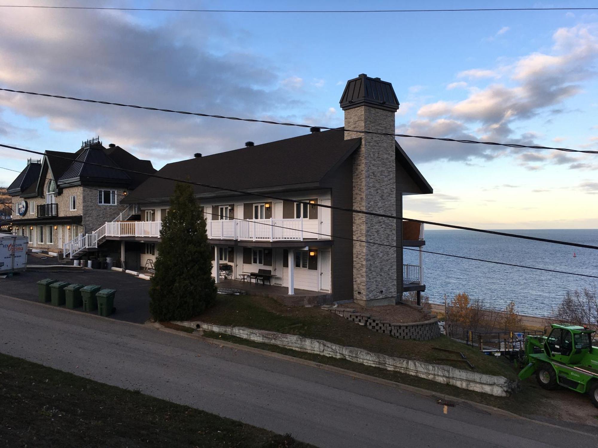 Motel Vue Belvedere Saint-Siméon Exterior foto
