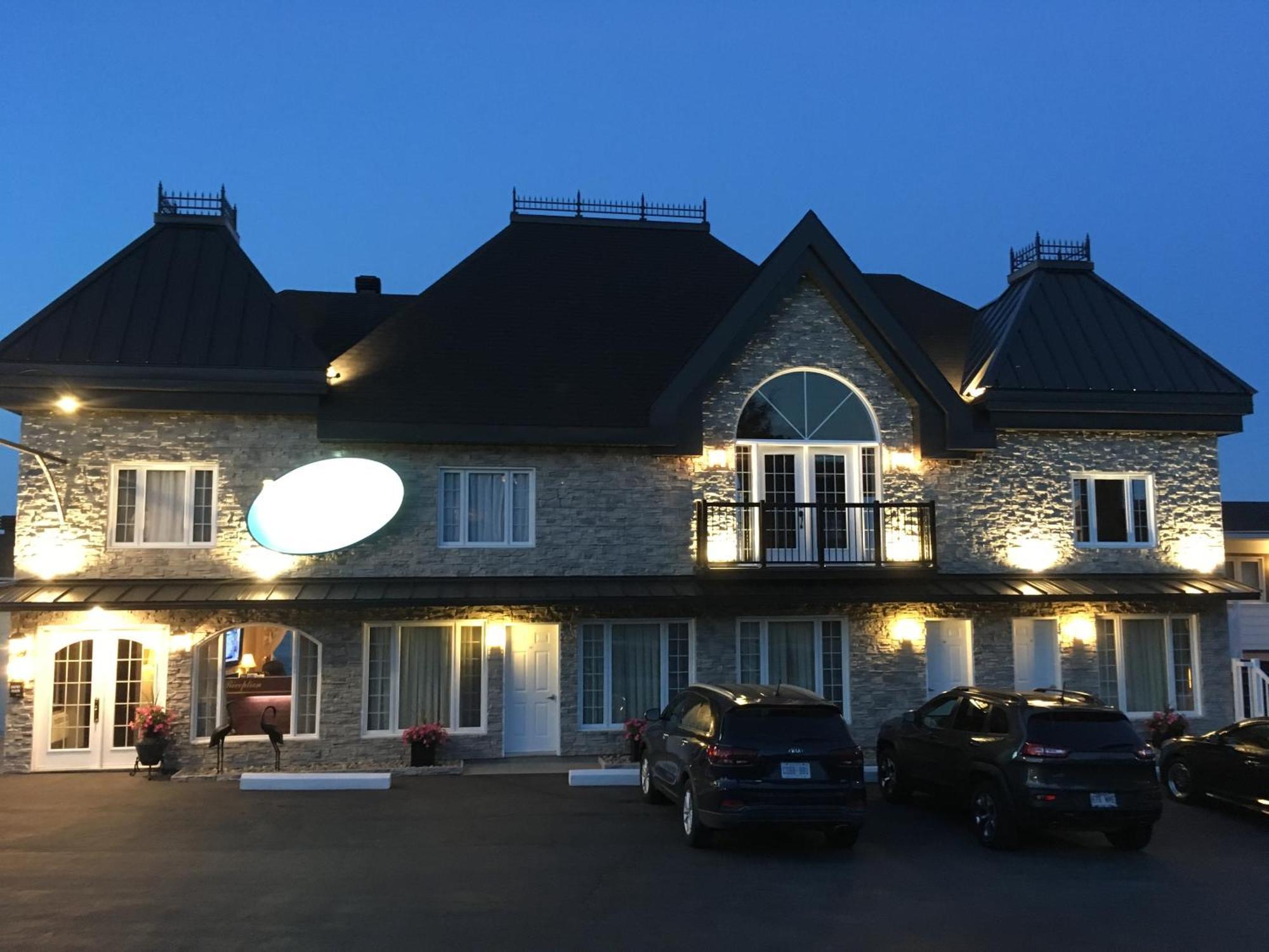 Motel Vue Belvedere Saint-Siméon Exterior foto