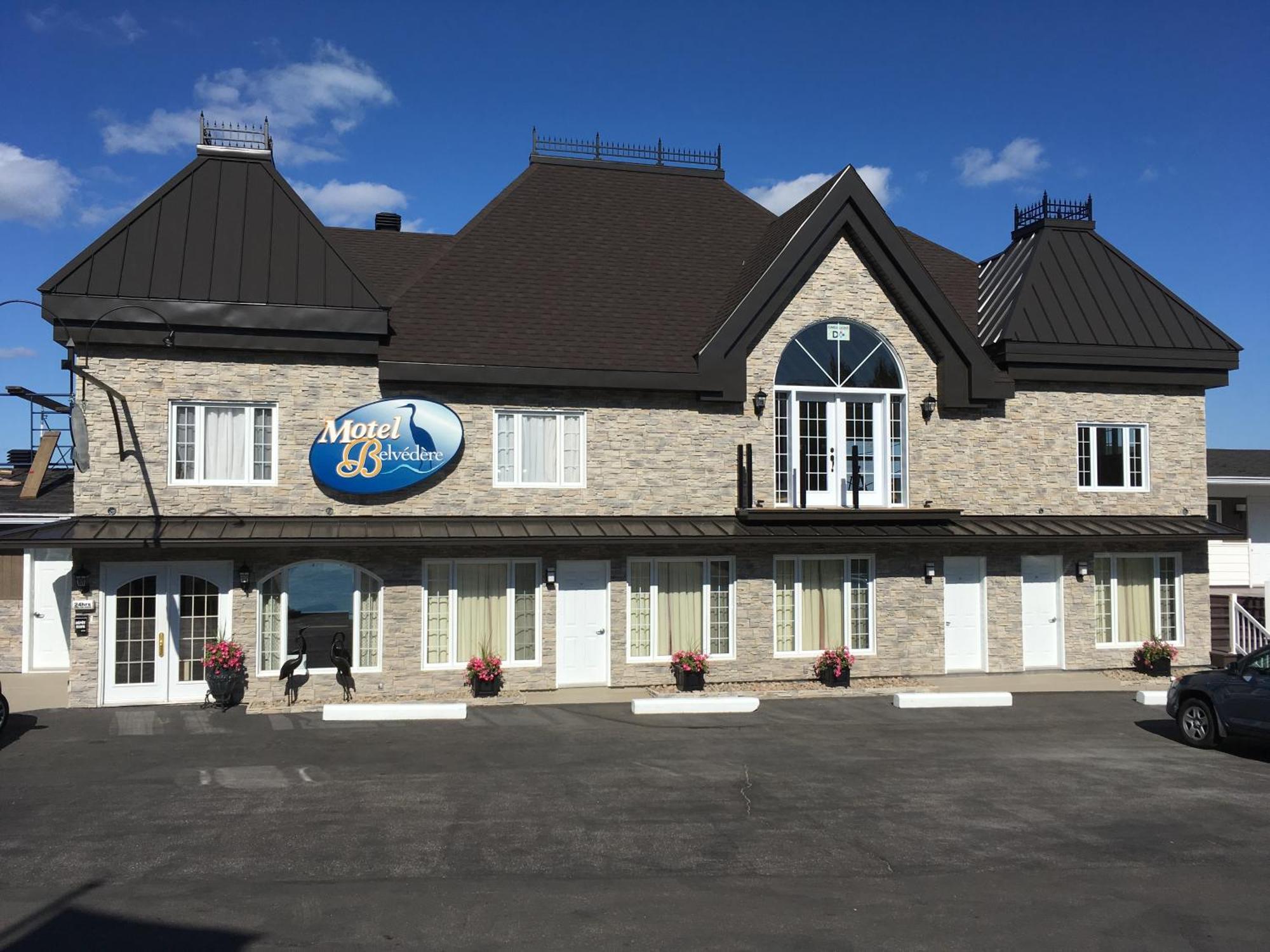 Motel Vue Belvedere Saint-Siméon Exterior foto