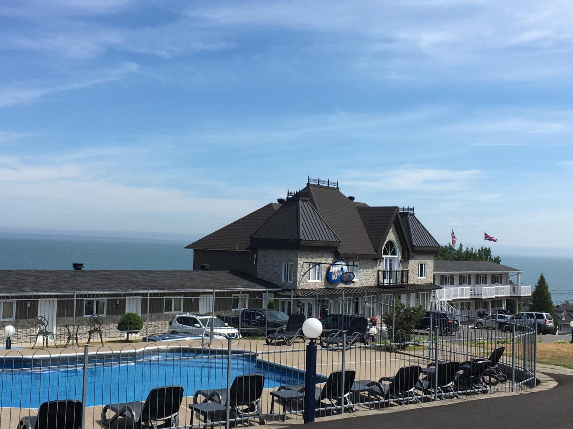 Motel Vue Belvedere Saint-Siméon Exterior foto