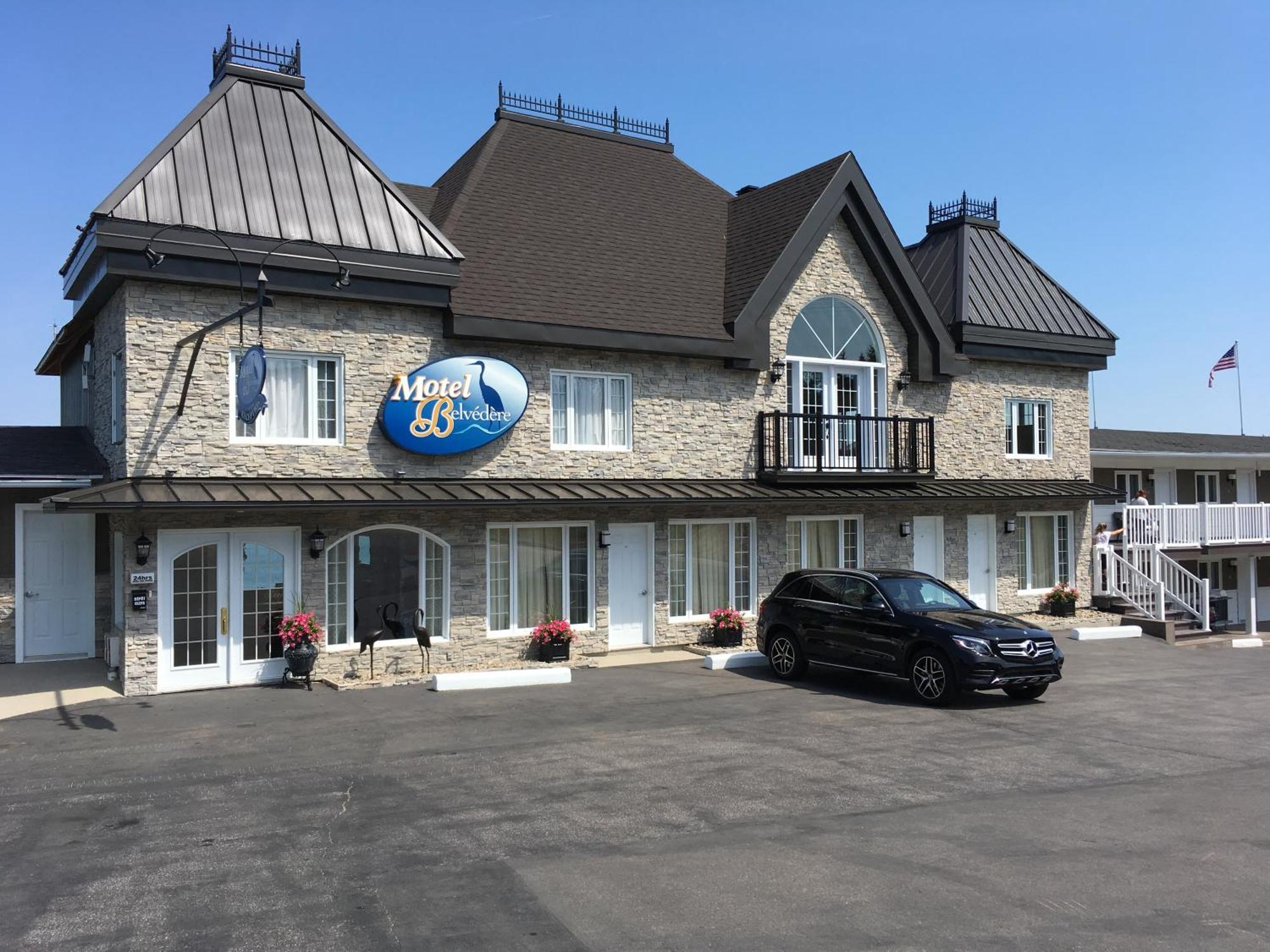 Motel Vue Belvedere Saint-Siméon Exterior foto